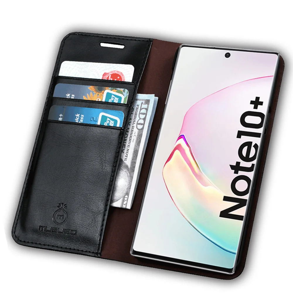 Роскошный Musubo чехол для samsung Galaxy Note 10 натуральная кожа крышка чехол для Note 8 9 чехол-портмоне с откидной крышкой S10e S10+ S9 карты чехол для телефона