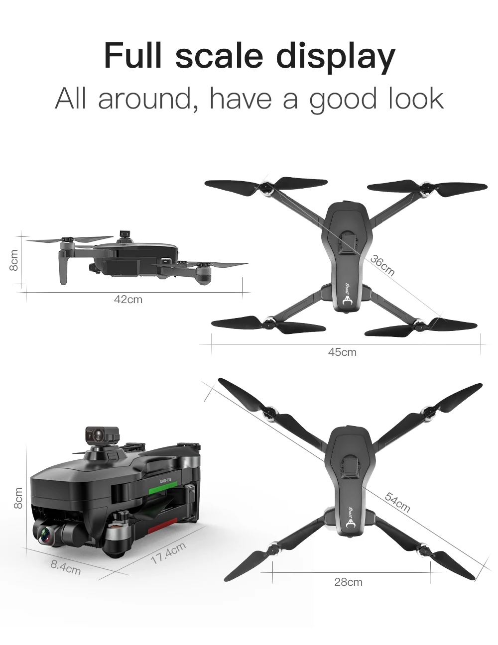 SG906 MAX1 professionnel 4K caméra Drone GPS avec 3 axes cardan auto-stabilisation 5G WiFi RC 3KM FPV quadricoptère sans brosse MAX