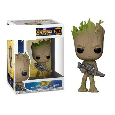 Фигурка из ПВХ Marvel Мстители галактики Грут Возьмите Пистолет 293 # коллекционные