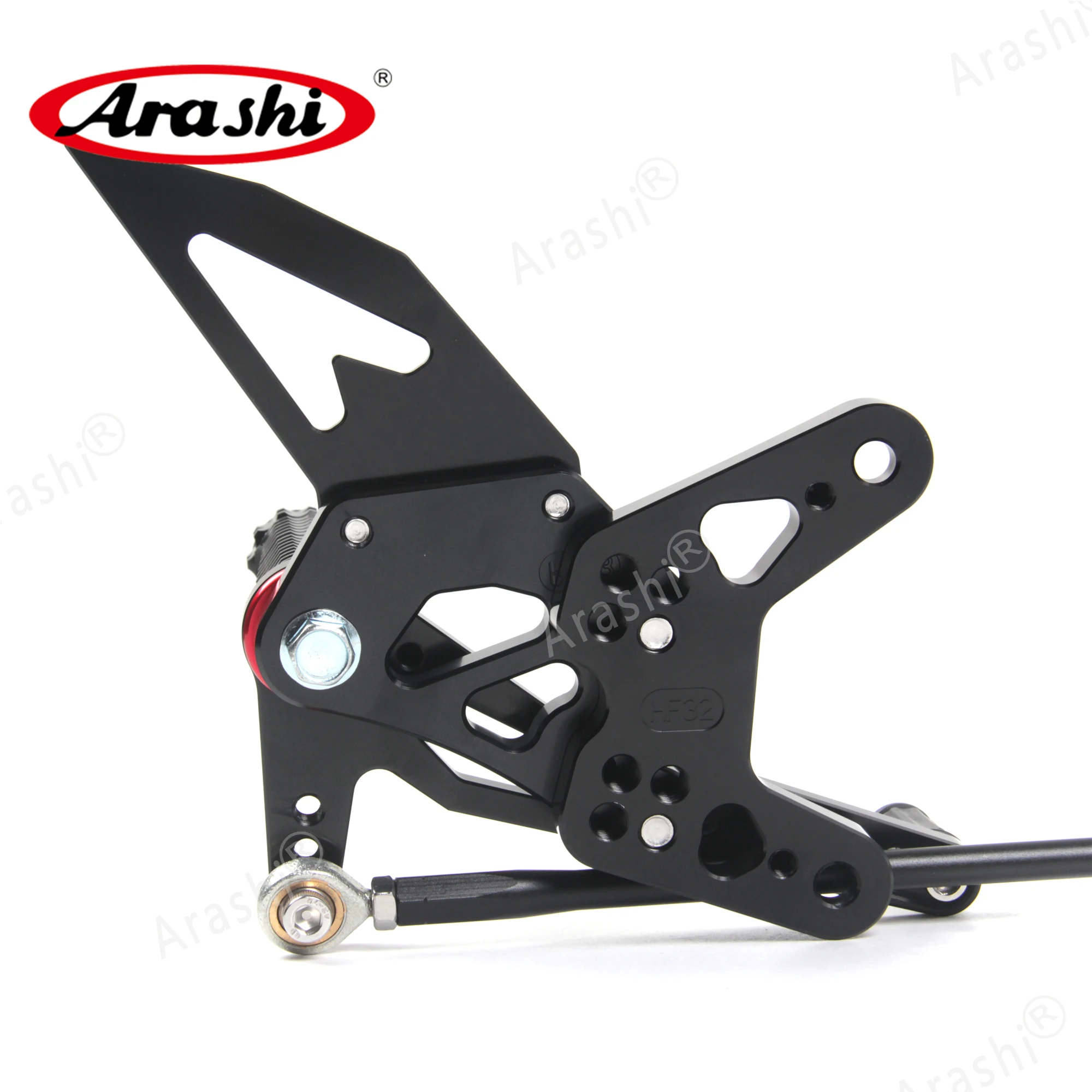 Регулируемая подножка для ног Arashi NINJA ZX6R 2007-2008 с ЧПУ для KAWASAKI Ninja ZX-6R ZX 6R 2007 2008 Rearset