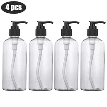 4 шт 300 мл пустое мыло диспенсер бутылки дорожный диспенсер Шампунь Лосьон гель для душа бутылка для мыла пустая бутылка Пресс контейнер
