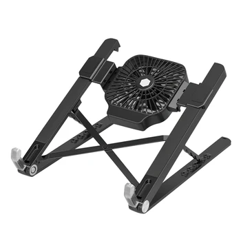 

Office Storage Holder Home Bedroom Durable Foldable Laptop Tablet Stand Portable Travel For Desktop Notebook With Cooling Fan