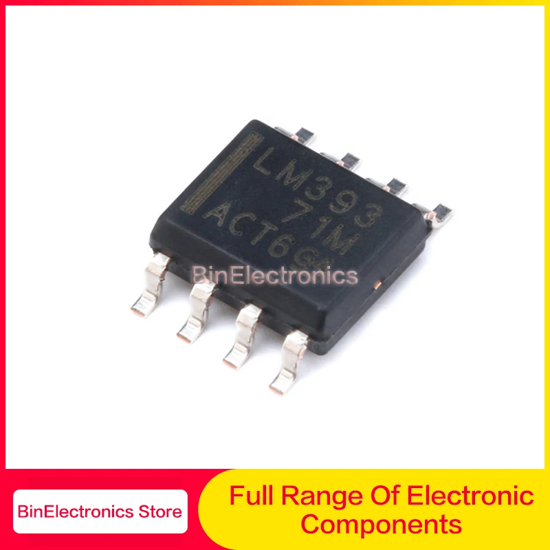 

20PCS~1000PCS LM393DR SOP8 NEW Low-power Voltage Comparator