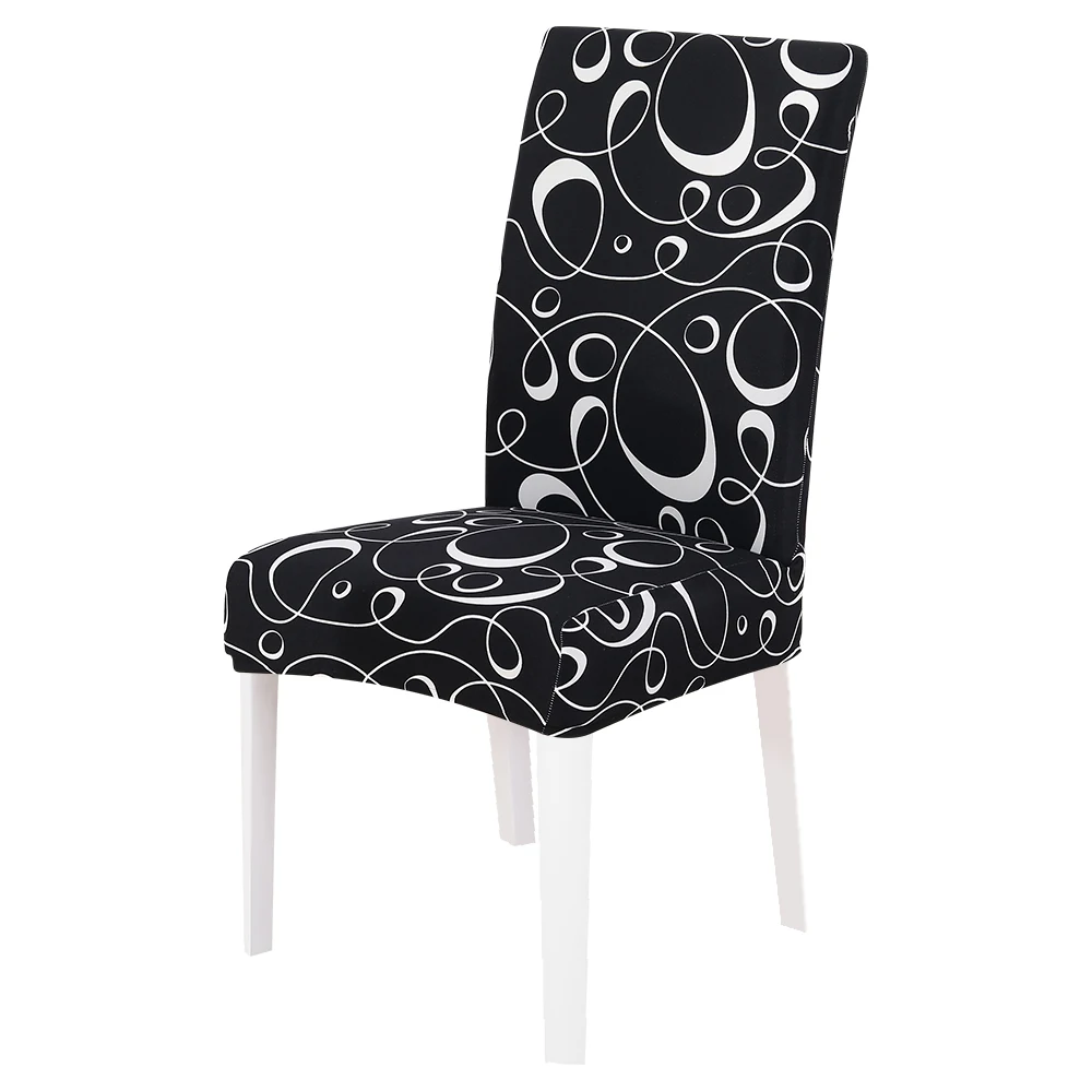 Стрейч цветочный принт чехол для кресла для дома столовая сиденье протектор Многофункциональный спандекс эластичный универсальный размер чехлы на стулья - Цвет: 6