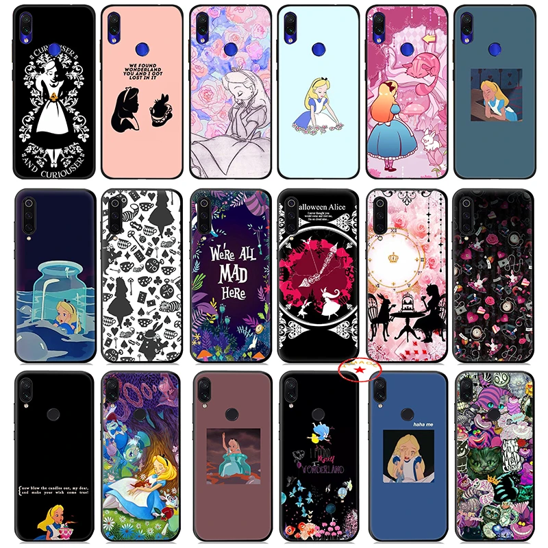 Alice in Wonderland Soft Silicone Case for Xiaomi Redmi K20 S2 7A 6A 6 Pro 5 Plus 5A GO 4A 4X |