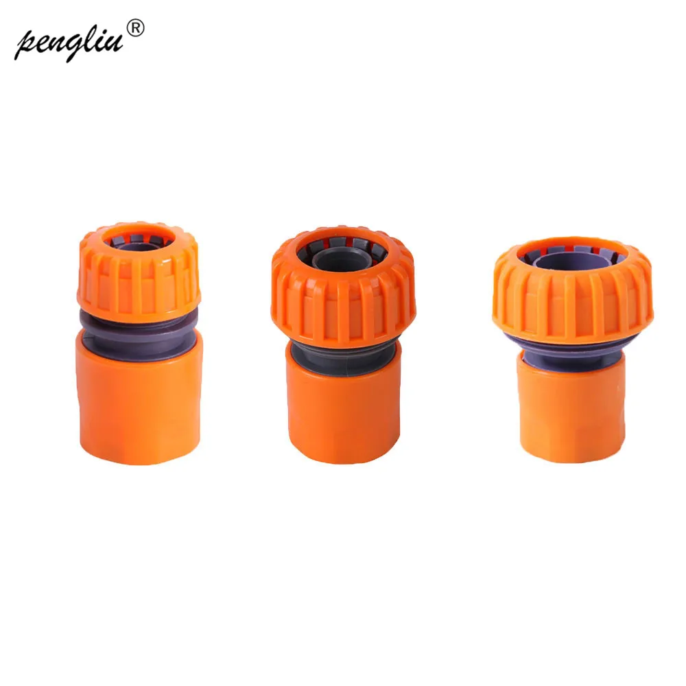 

3Pcs 3/4"1/2” 1” Inch Garden Water Connectors Irrigation Quick Connector For Diameter 20mm Water Hose Connect to Spray Connector