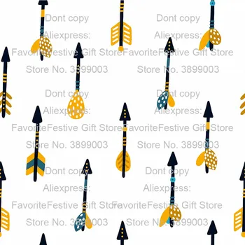 

cartoon arrow fabric for DIY crib bedding cushion dress handwork home decor