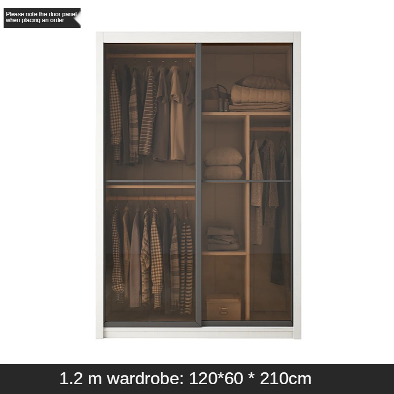 Lemari Pakaian Pintu Geser Cahaya Mewah Penyimpanan Kamar Tidur Kayu Solid Piring Lemari Pakaian Sliding Pintu Geser Pintu Penyimpanan Lemari Pakaian Aliexpress