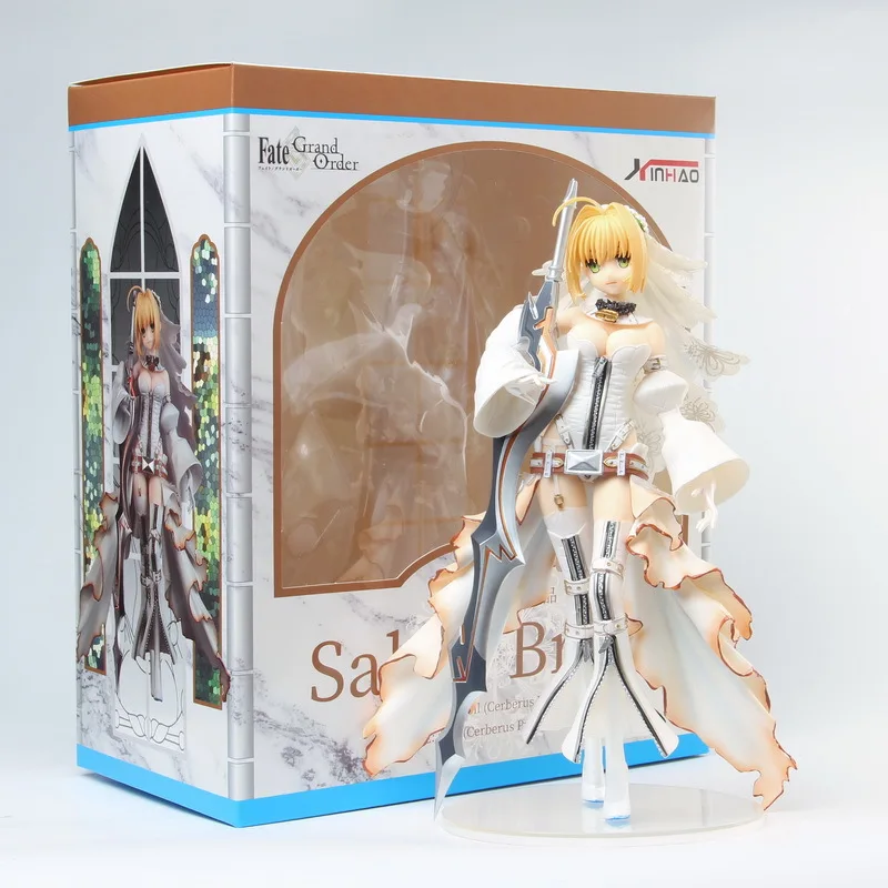 FGO Fate/Grand Order SABER 2-Order Сетчатое свадебное платье невесты красочное свадебное платье Nero Garage Kit