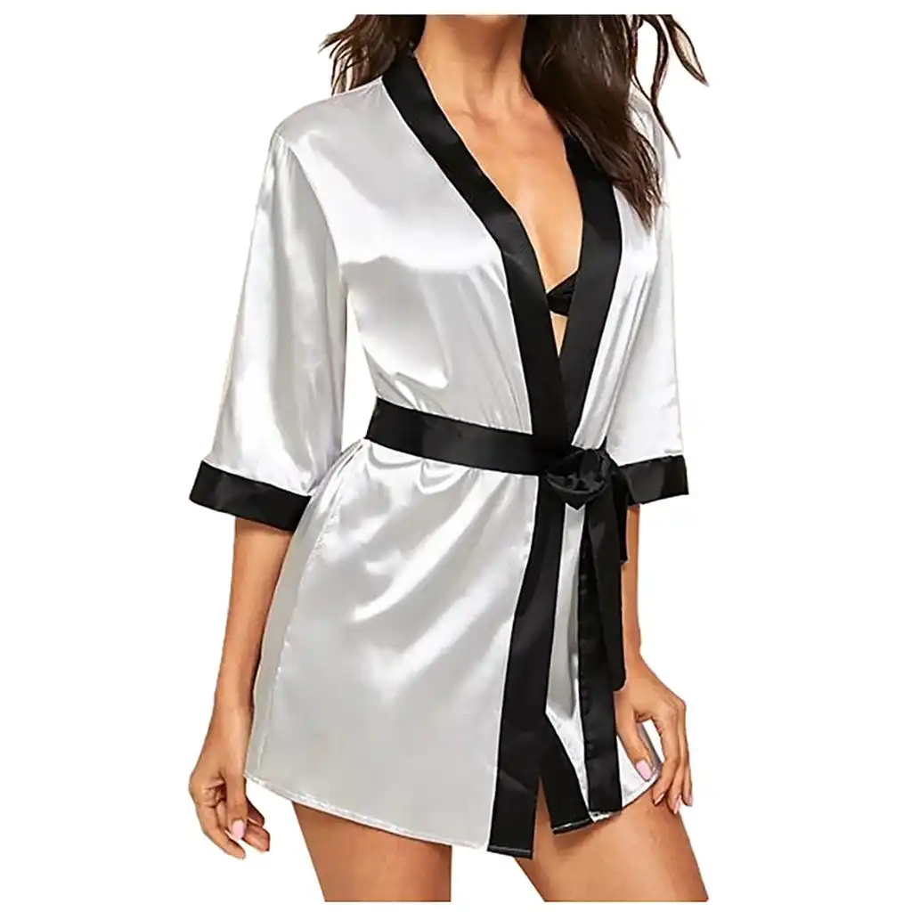 Satin pajama robe Clearance