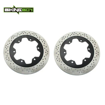 

BIKINGBOY Front Brake Discs Rotors Disks Speedmaster 790 Carb 02-04 Speedmaster 865 05-09 Thunderbird Sport 885 98-04 Tiger 955