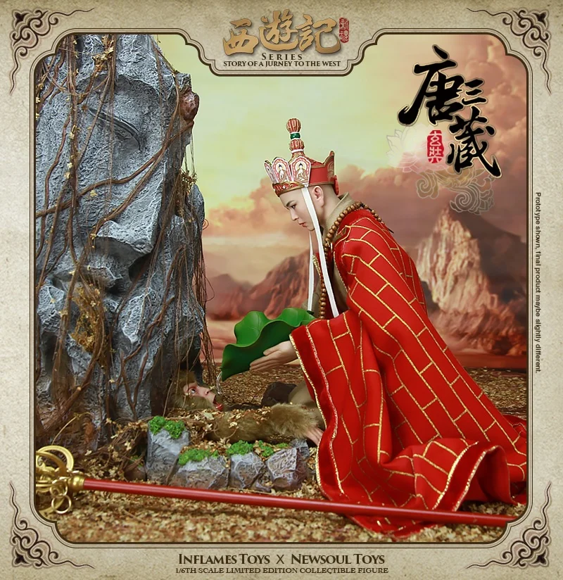 Надувные игрушки 1/6 Jurney To The West Tang Monk Коллекционная Фигурка Спецификация Коллекционная фигурка