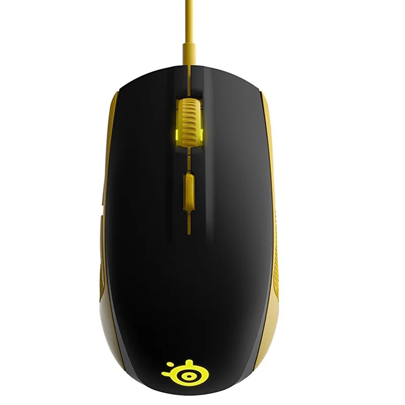 SteelSeries Rival 100, оптическая игровая мышь-Протон желтый