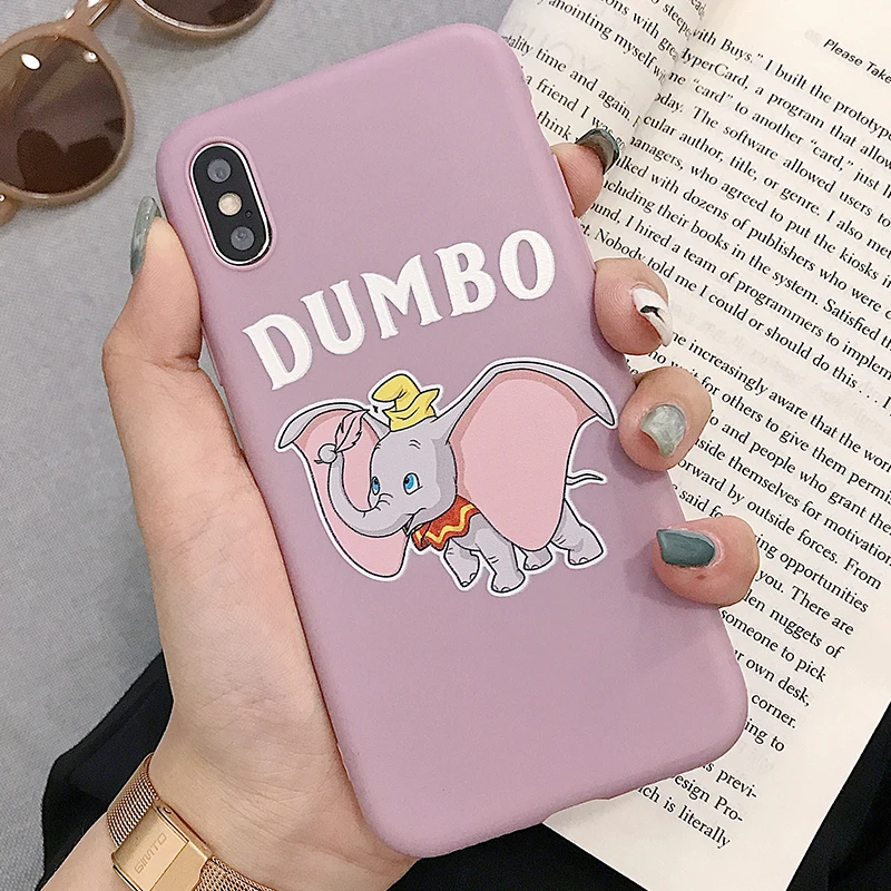 124 Милый мультяшный чехол для телефона Apple iphone 6 6s 7 8 plus x xs xr 11 pro max Чехлы ТПУ силиконовый задний бампер мягкая защитная крышка - Цвет: 124