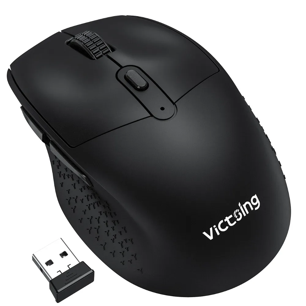 VicTsing PC262 2.4G Wireless Mouse Rechargeable Computer Mouse Adjustable 2400 DPI Silent USB Optical Cordless Mice For Laptop (8)