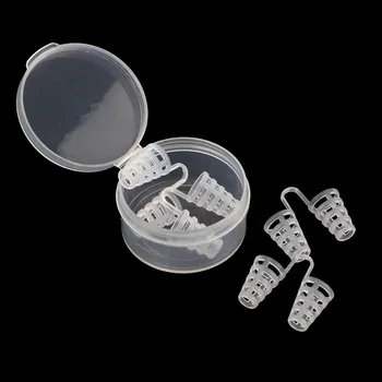 

4Pcs Anti Snoring Nose Clip Vents Anti Snore Naturally Instantly Healthy Sleeping Aid Device Mini Transparent Tools