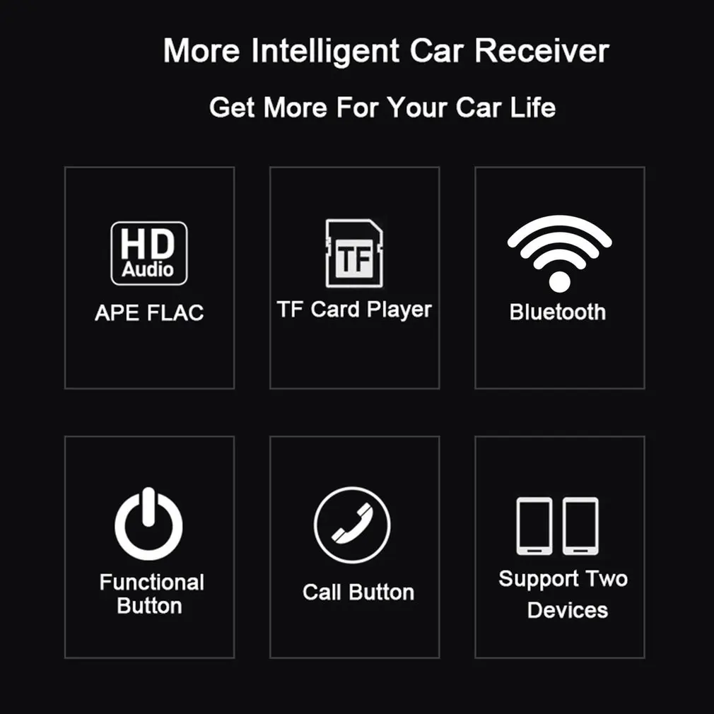 Bluetooth автомобильный комплект громкой связи 3,5 мм вспомогательный аудиоресивер адаптер беспроводной музыкальный приемник A2DP стерео Поддержка TF автомобильный адаптер