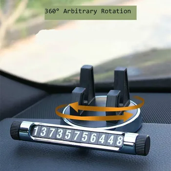 

High Quality Automobile Mobile Phone Bracket Hide Type Parking Number Plate Two-in-one Temporary Stop Move License Plate Bracket