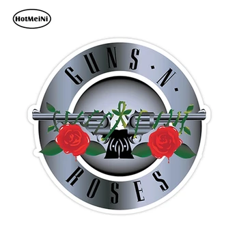 

HotMeiNi 12cm x 12cm GUNS N ROSES Car Sticker Decal 3D Vinyl Decal for Windows Car Head Engine Cover Decoration