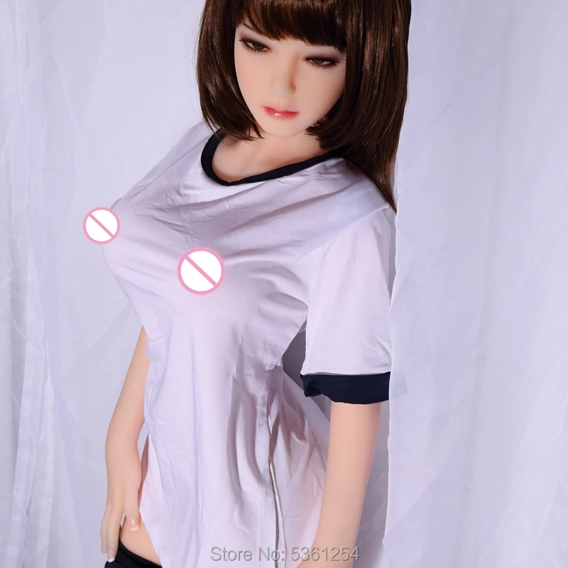 JND02-130cm Full TPE Silicone Sex Doll Realistic Vagina Anus Oral Flexible Skeleton Adult Sex Toys for Men