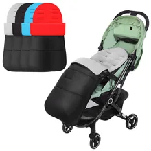 Новая детская коляска, спальный мешок, ветрозащитная детская коляска, муфта для ног, зимние теплые детские спальные мешки, водонепроницаемый чехол для коляски