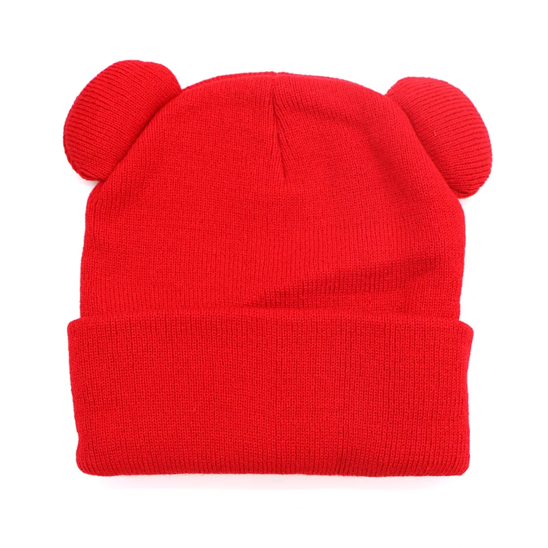 style 22 Женская вязанная шапка, модная мягкая вязанная теплая шапка, одноцветная Повседневная Уличная мешковатая шапка в стиле хип-хоп, Мужская зимняя шапка - Цвет: style 22