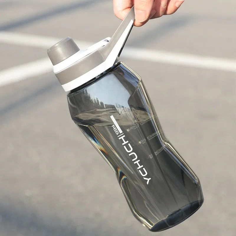 

1000ml/1500ml Large Capacity Portable Sports Water Bottles Outdoor Camping Picnic Cycling Kettle Gym Fitness Shaker Water Bottle