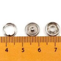 Pression en Métal, 30 Ensembles (4 Pièces/1 Ensemble) 11mm 5