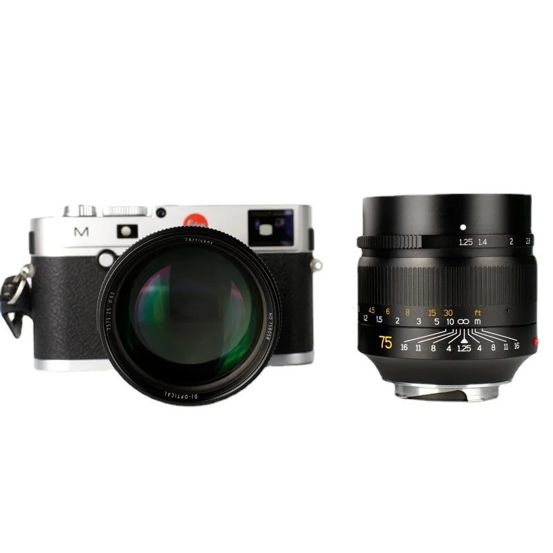 75 Millimetri F1.25 Mf Ritratto Prime Lens Per Leica M Mount Della Fotocamera M240 M262 M10-R M3 M5 M6 M7 M8 M9 M9P M10 M10-R