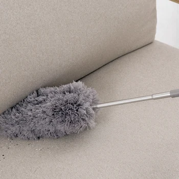 

Microfiber Dusting Retractable Household Cleaner Feather Duster Car Sweeper From the Dust Brush