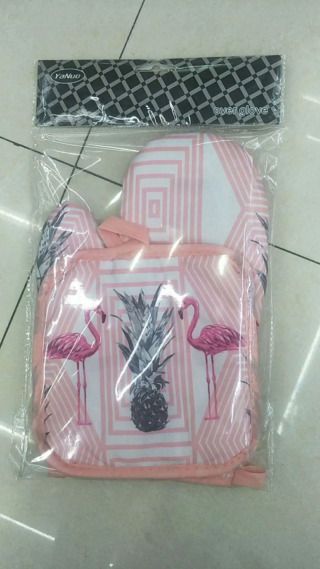 Foreign Trade Cross Border Supply of Goods Insulated Anti-Burns High-temperature Resistant Microwave Oven Gloves Bakery Oven Glo