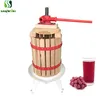 6L Manual grape presser machine winery wine juicer machine apple juice maker machine wooden basket pear squeezer machine 1