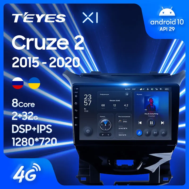 Teyes chevrolet cruze