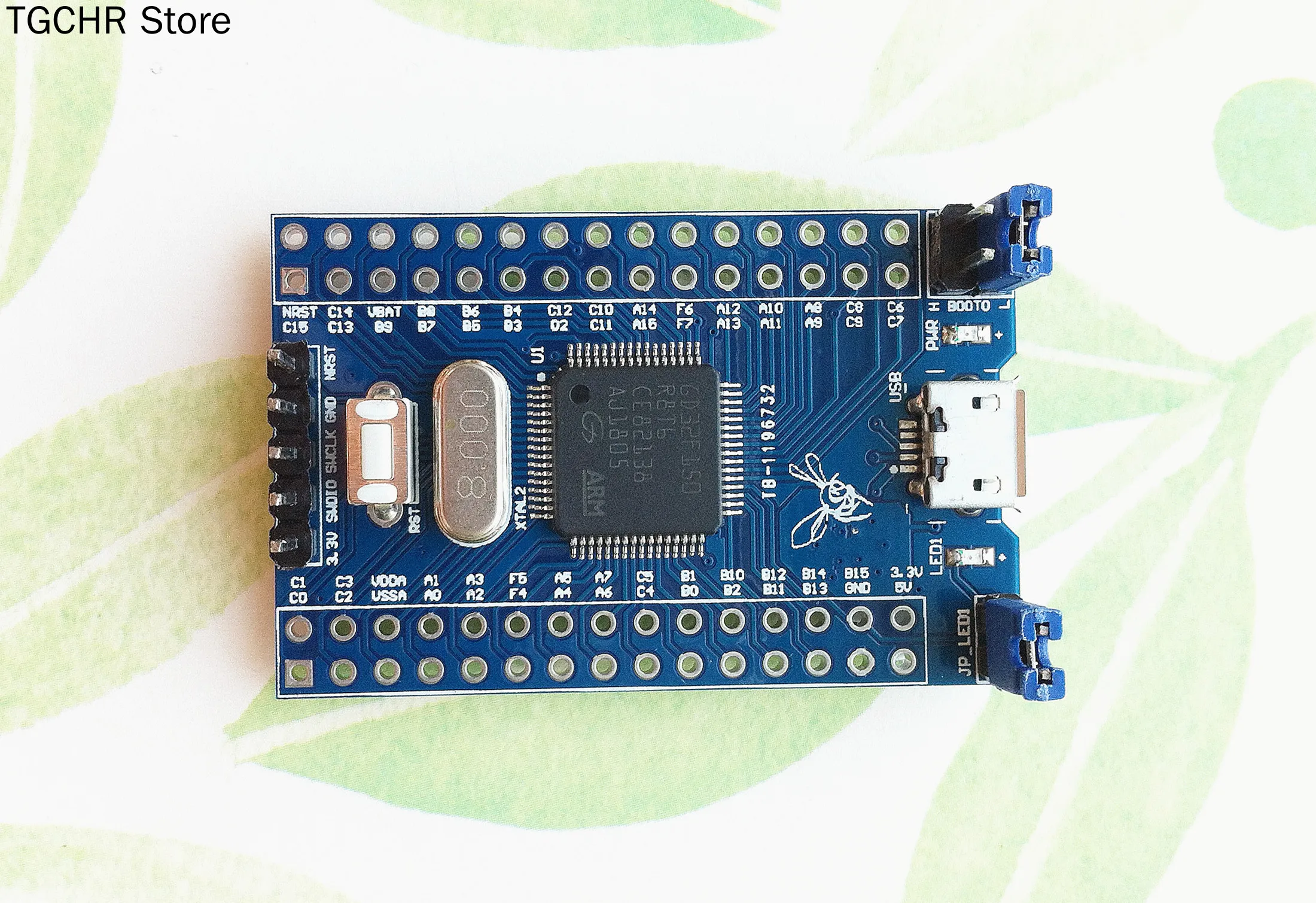 

Материнская плата GD32F150R8T6, минимальная системная макетная мини-плата Gd32f150r8, обучающая плата