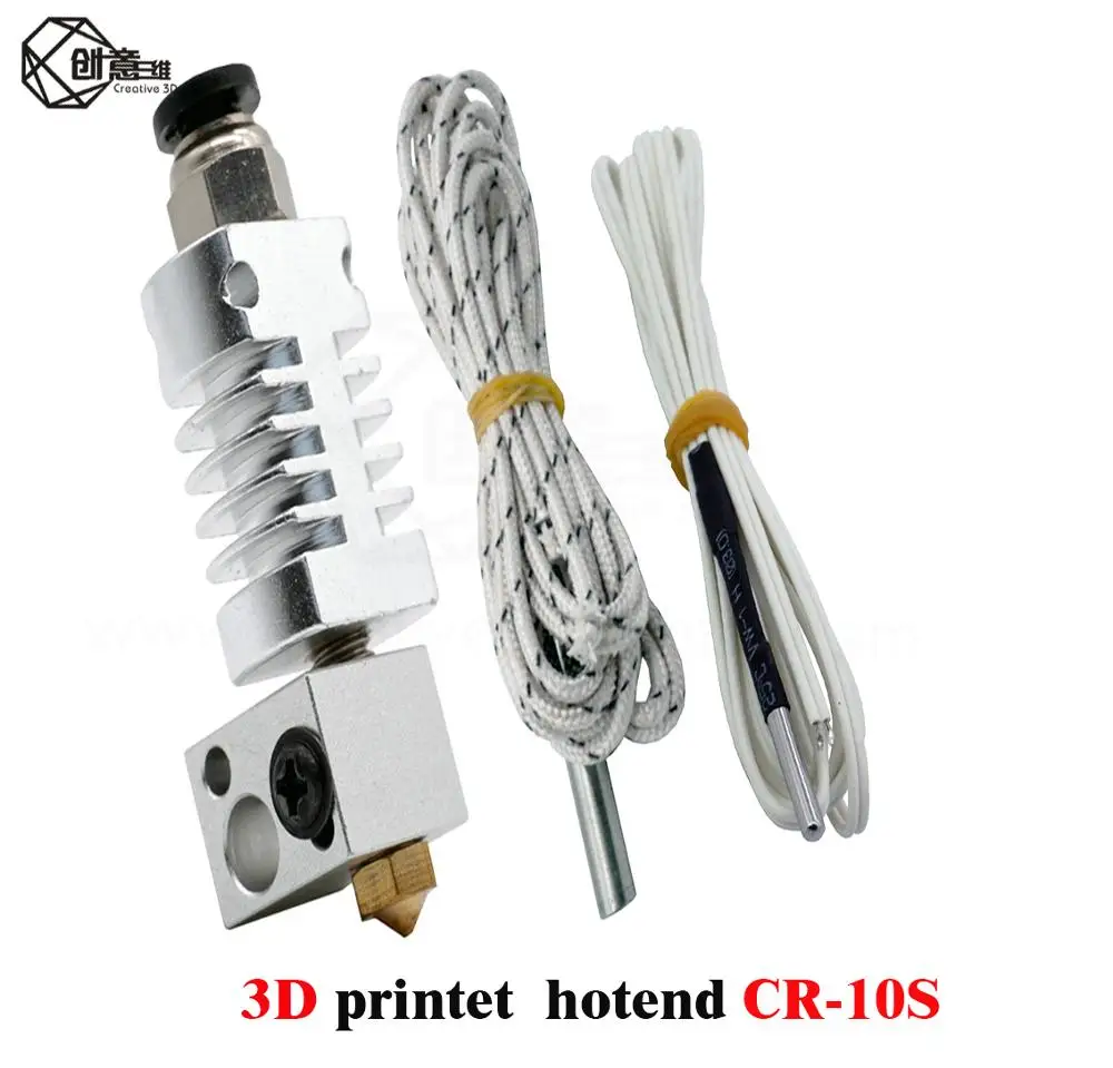 Детали 3d принтера hotend elf-10 совместимый CR-10 CR-10S для замены CR8/CR10 E3D V6 Боуден экструдер 1,75/0,4 сопла