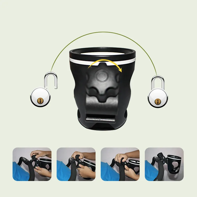 Baby Stroller Cup Holder Drink Parent Mug Waterproof Design Cup Bags Strollers Bottle Bags Universal Bottle Bags