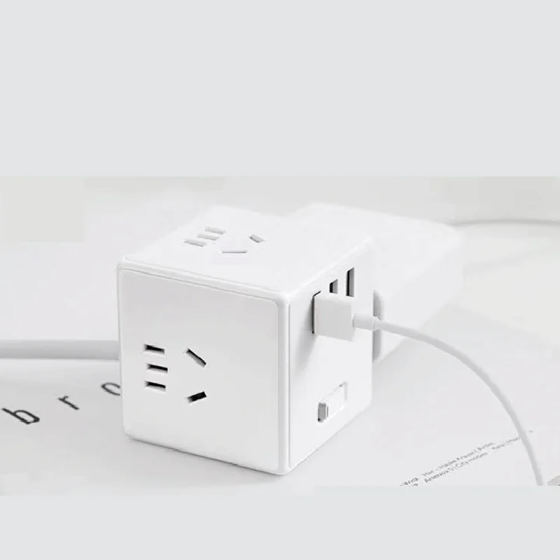 Xiaomi Mijia Magic Cube розетка 2 в 1 USB зарядное устройство сетевой адаптер 6 портов розетка Конвертер розетка Экономия пространства