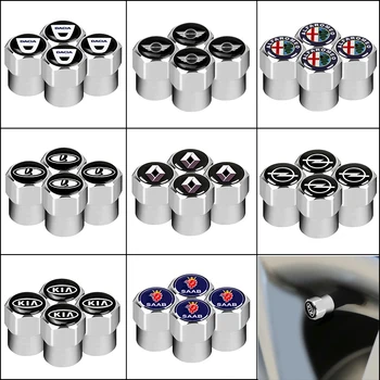 

4pcs New Style Aluminum Alloy Car Wheel Tire Valve Stem Caps For BMW Audi Volkswagen Peugeot Citroen Subaru Ford Seat Nissan
