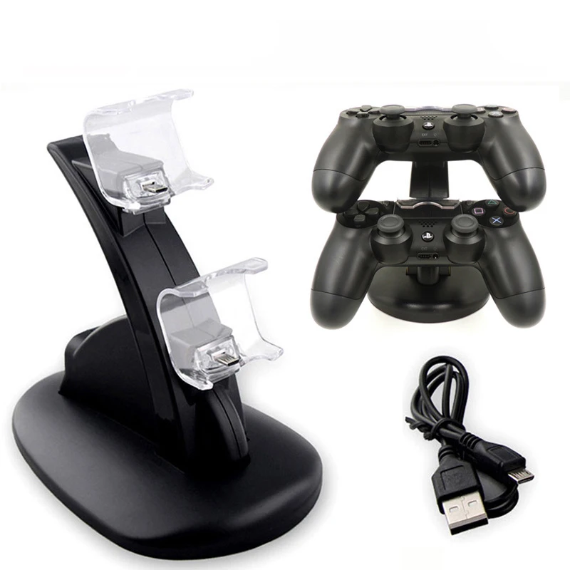 PS4 Controller Charger Stand Station For Sony Playstation 4 PS4 PS4 Pro PS4 Slim Game Controller
