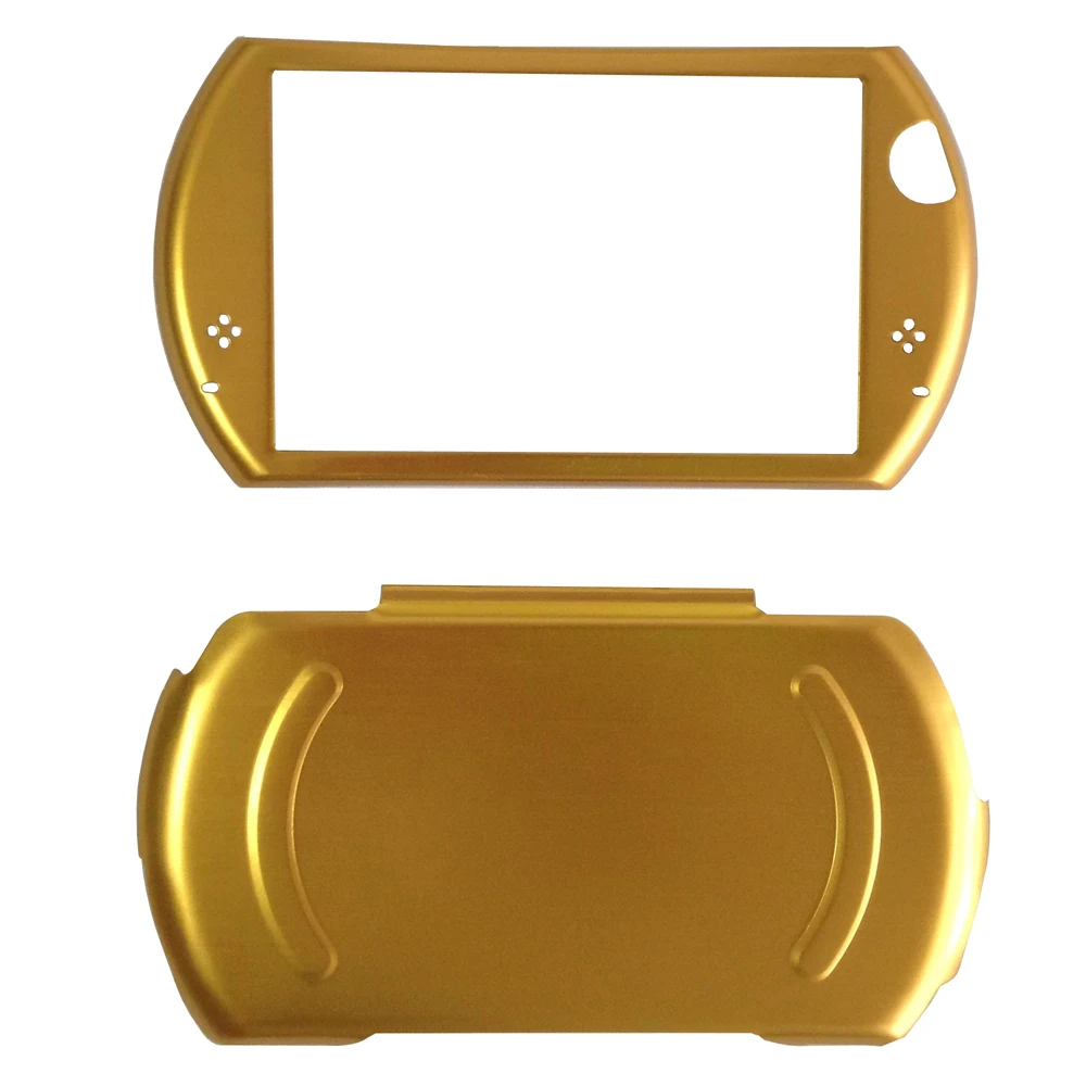 Золотой OSTENT протектор Алюминий Travel Carry Жесткий чехол кожного покрова для sony Оборудование для psp GO - Цвет: Золотой