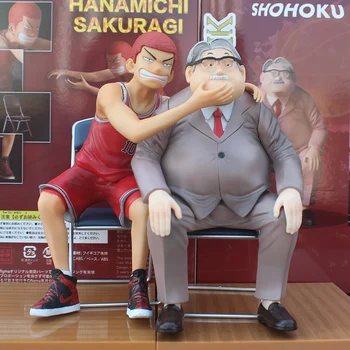 

Anime Slam Dunk GK Model Shohoku Head Coach Anzai and Hanamichi Sakuragi pvc Figure Toys