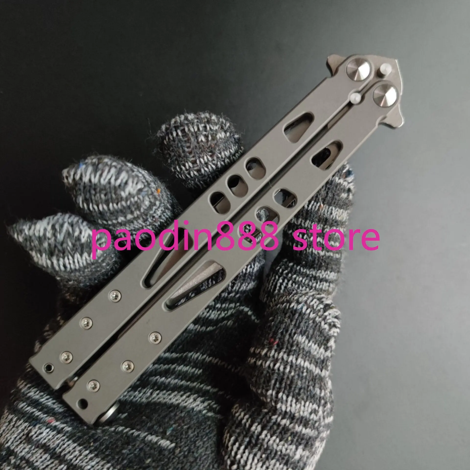 Новое поступление лезвие Baliplus Tach 2 Butterfly нож для тренера Vg10 Stonewash с титановой
