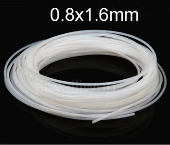 

ID 0.8mm OD 1.6mm 0.8x1.6mm 10m Length PTFE Tube polytetrafluoroethylene capillary Tubing ETFE Pipe hose