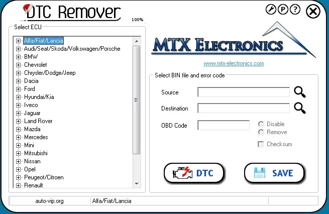 Устройство для удаления кодов ошибок MTX 1.8.5.0 с Keygen + 9 дополнительными настройками