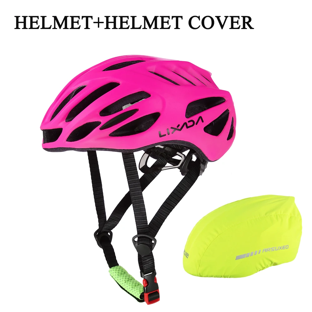 Helmet And Cover Шлем велосипедный шлем крышка 32 вентиляционные отверстия ультралегкий цельно-Формованный EPS спортивный велосипедный шлем с подкладкой коврик горный велосипед - Цвет: Helmet And Cover