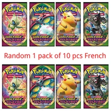 

The latest French version of Pokemon style combat enhancer in 2021 10 cards retail