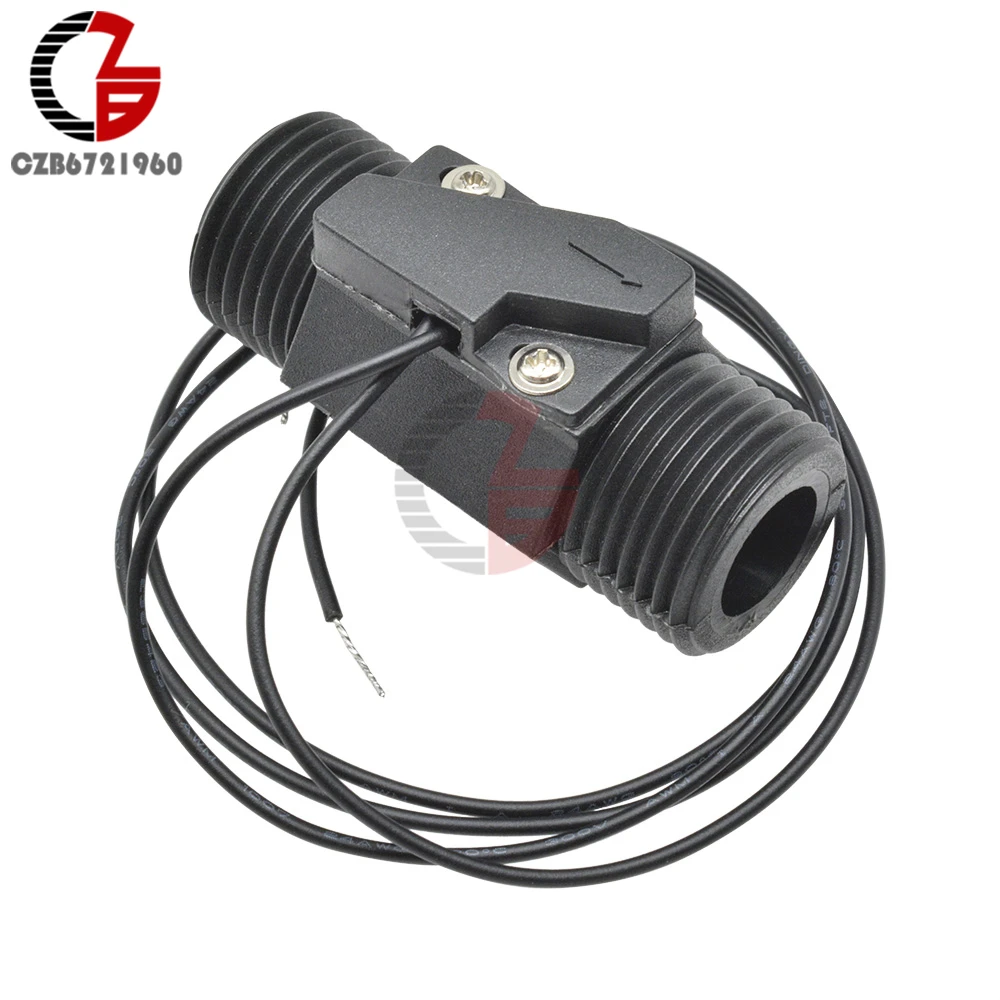 AC 220V 3A 22mm Plastic Vertical Horizontal Magnetic Water Flow Switch w//Sensor