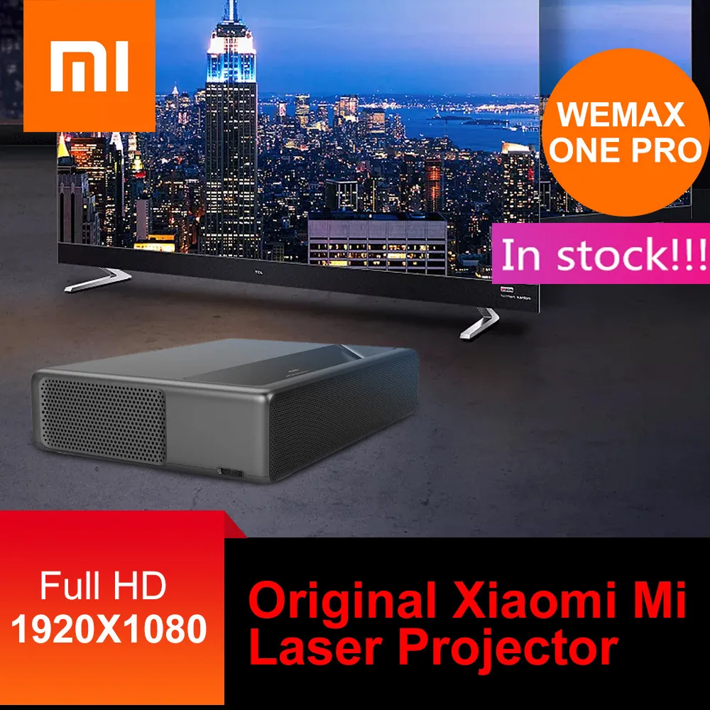 

Original Xiaomi Mi 4k Laser Projector WEMAX ONE ALPD 5000 Lumens Laser Projector Voice Control Home Theater 150 Inch Projector