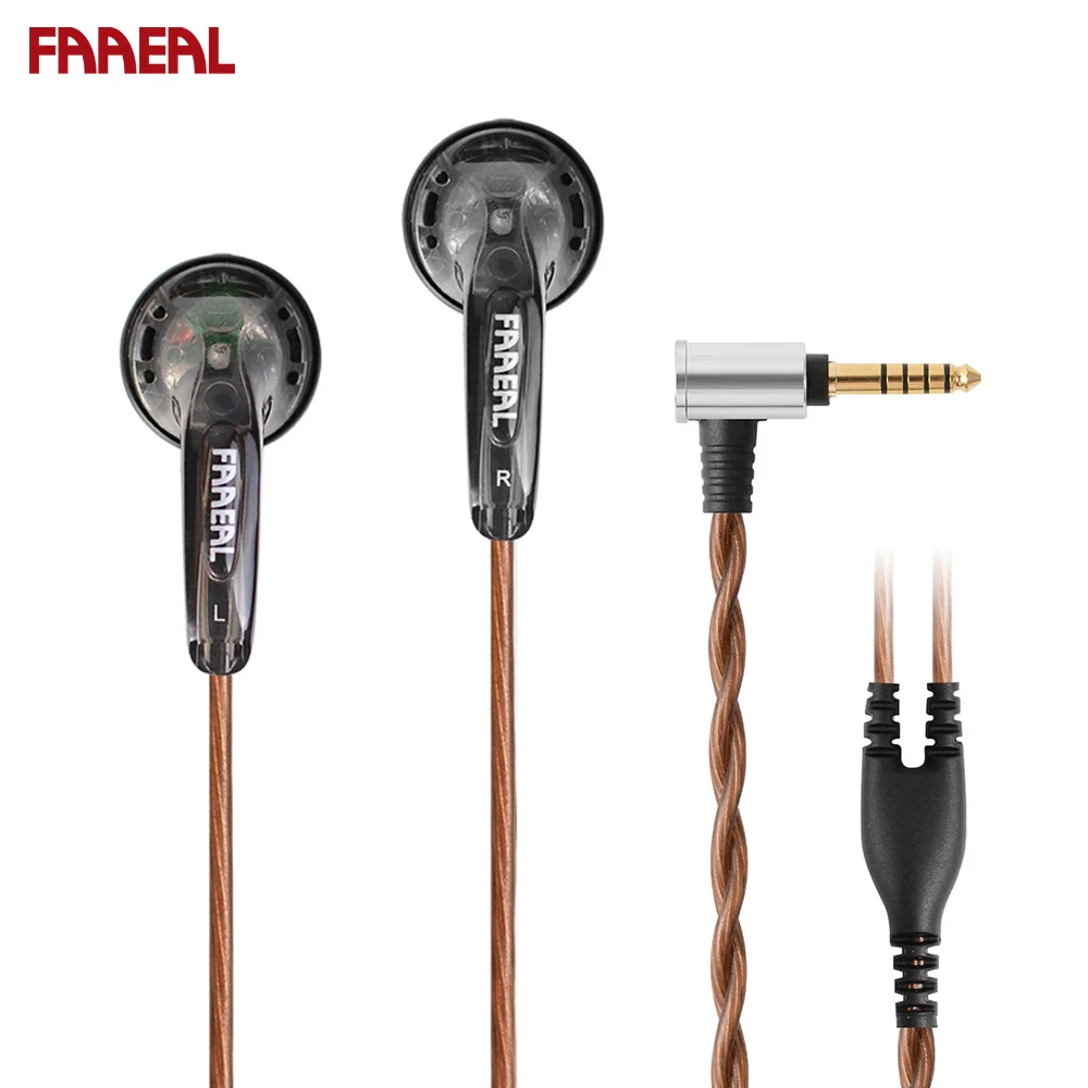 Faaeal Snow Lotus 64ohms 4 4mm 2 5mm Balanced Edition Earbuds 3 5mm Wired Hifi Earphones For Mp3 Player Amplifier Trrs Version Earphones Aliexpress