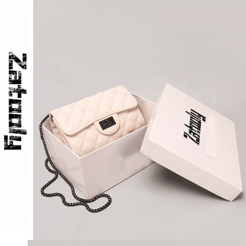 

The Latest Style In 2019, Fashionable French Niche High-grade Bag, Foreign-style Inclined Bag, Pure-color Bag, Simple Atmosphere